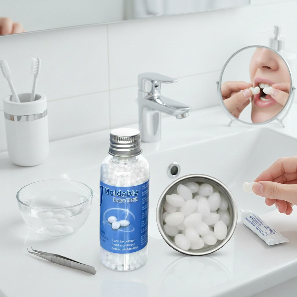 Teeth Whitening Uk - Resin Temporary Tooth Repair Teeth Gaps