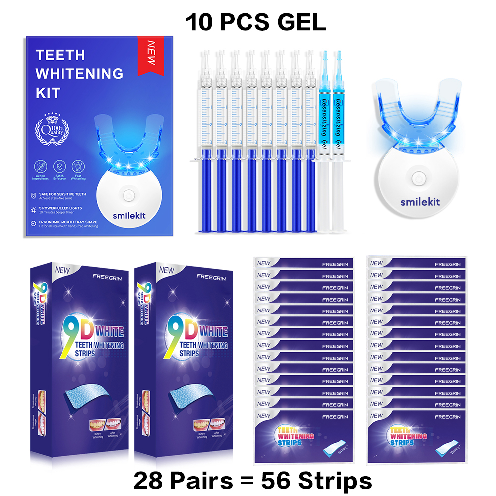 Teeth Whitening Levels - Teeth Whitening Kit - 5X LED