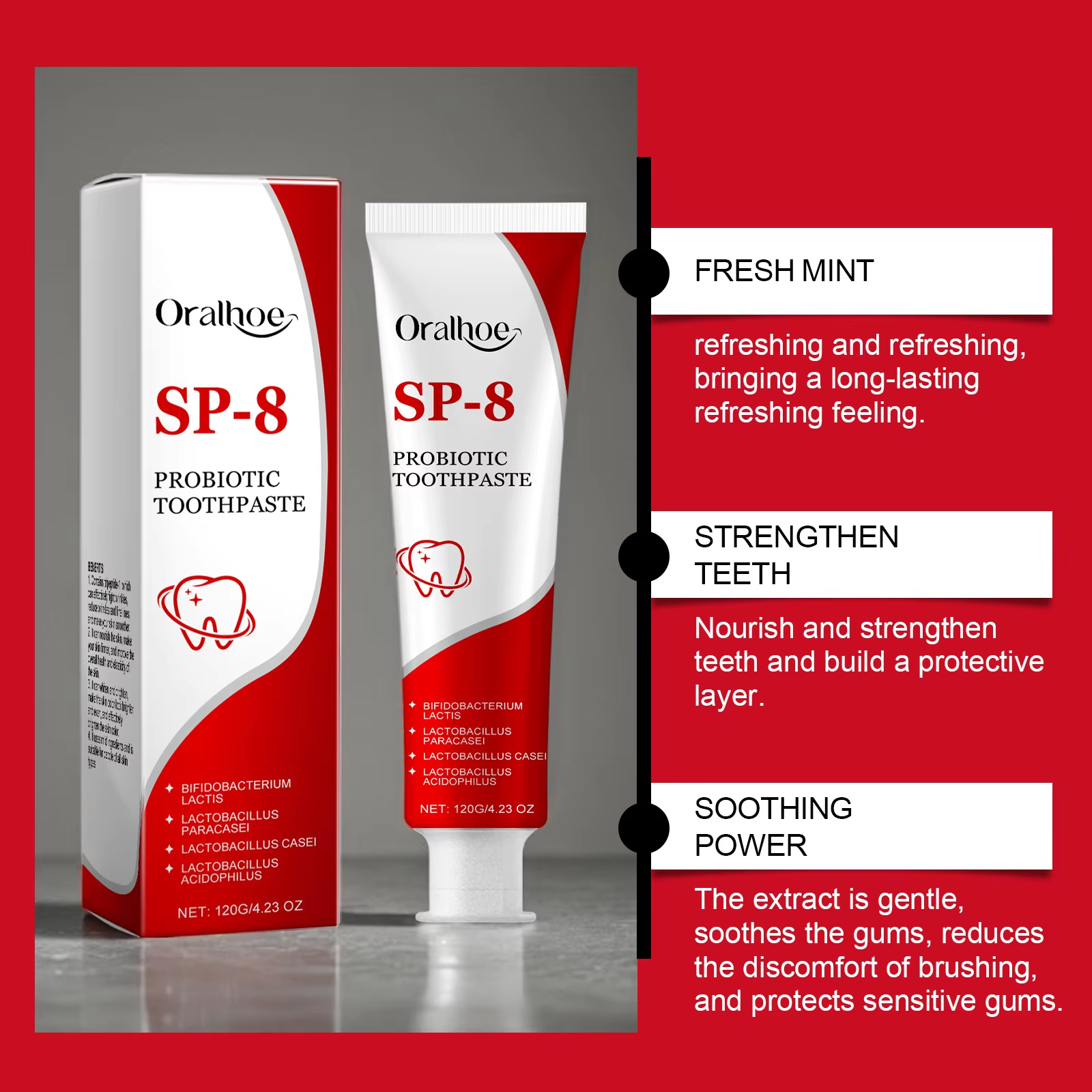 Sp-8 Probiotic Toothpaste Brig - Teeth Whitening At Home review and price