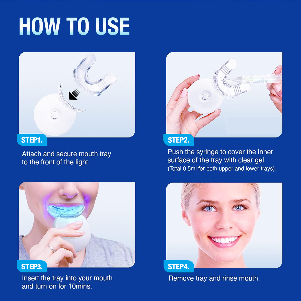 Teeth Whitening Kit - 5X LED L - Teeth Whitening Kit At Home review and price