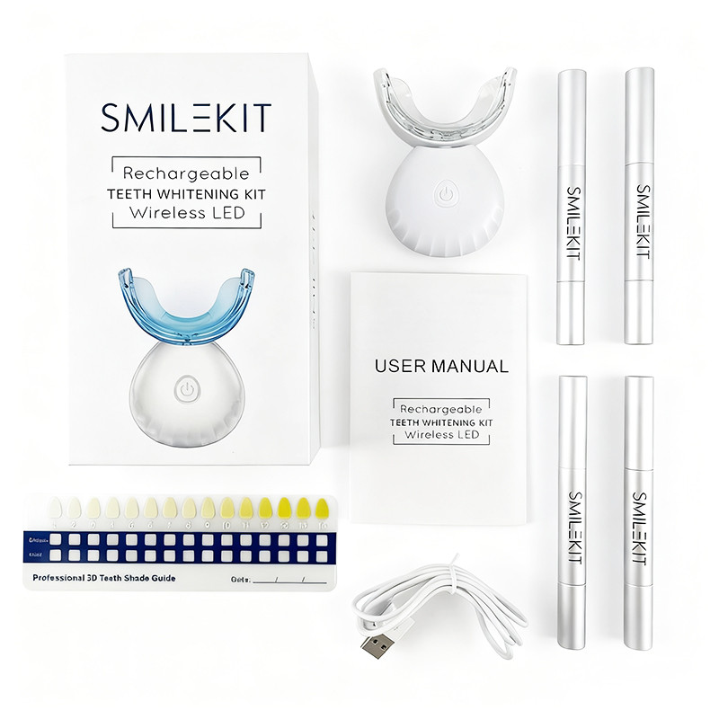 U-Shaped Rechargeable Light Qu - Teeth Whitening Kit At Home review and price
