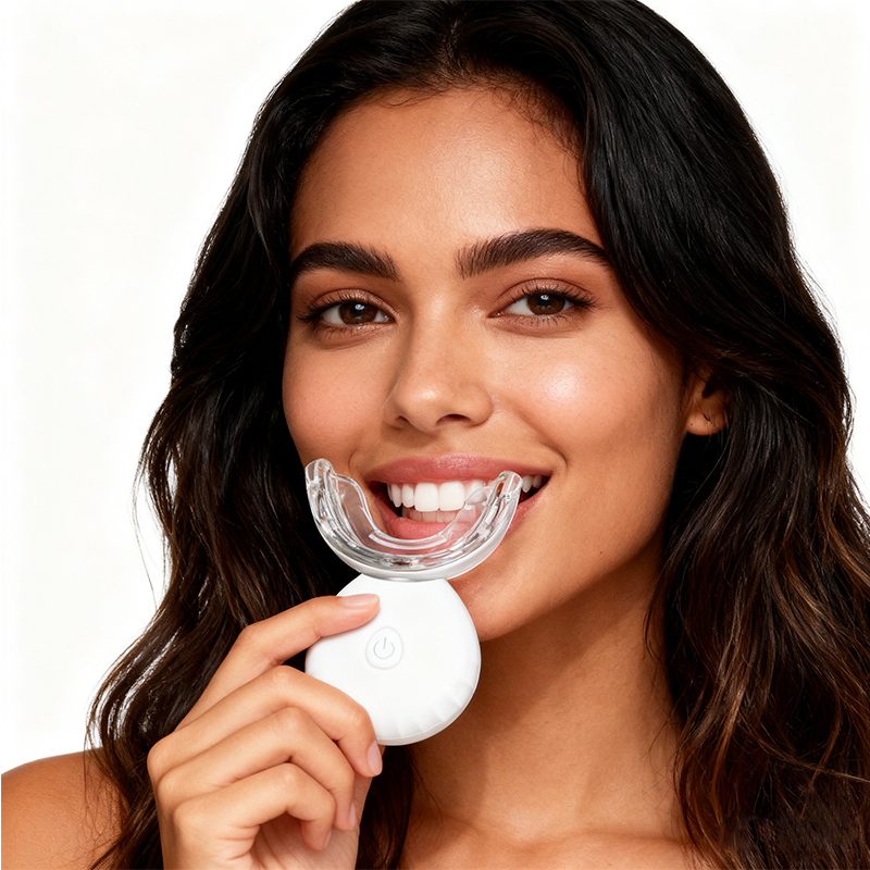 U-Shaped Rechargeable Light Qu - Teeth Whitening Kit At Home review and price