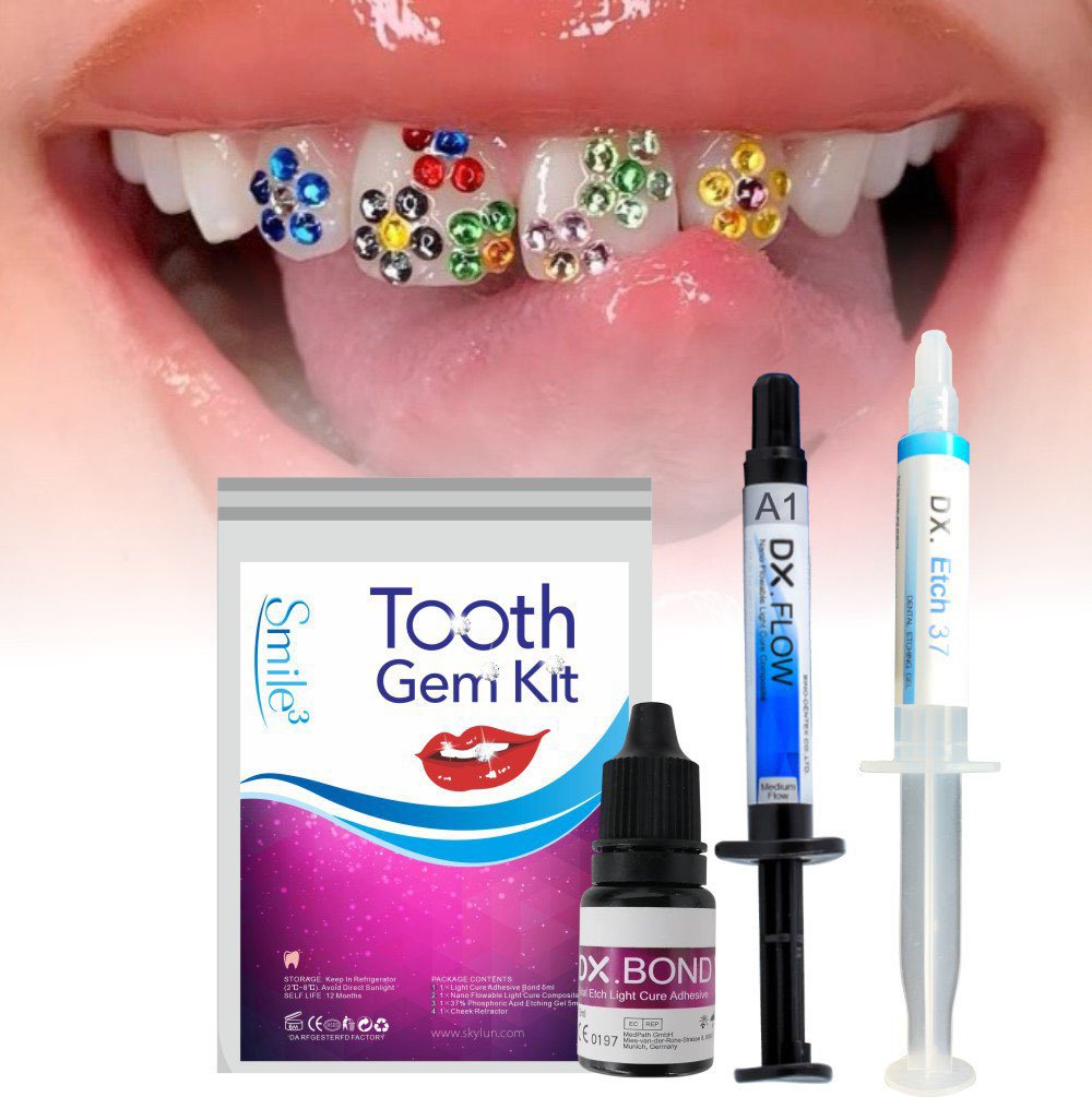HOT Tooth Gem Kit Teeth Decora - Teeth Whitening Kit At Home review and price