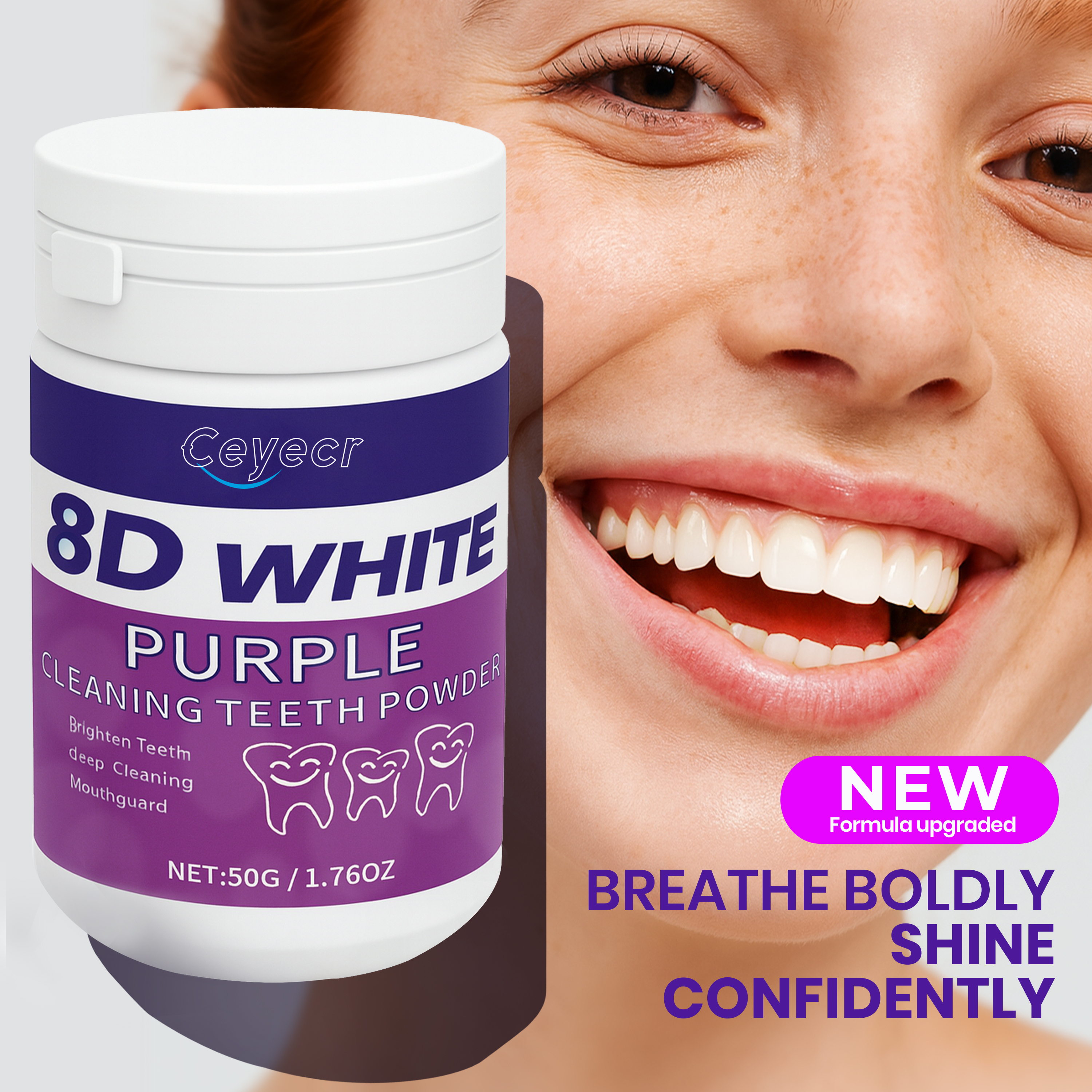 8D white Teeth Whitening Powde - Teeth Whitening Levels review and price