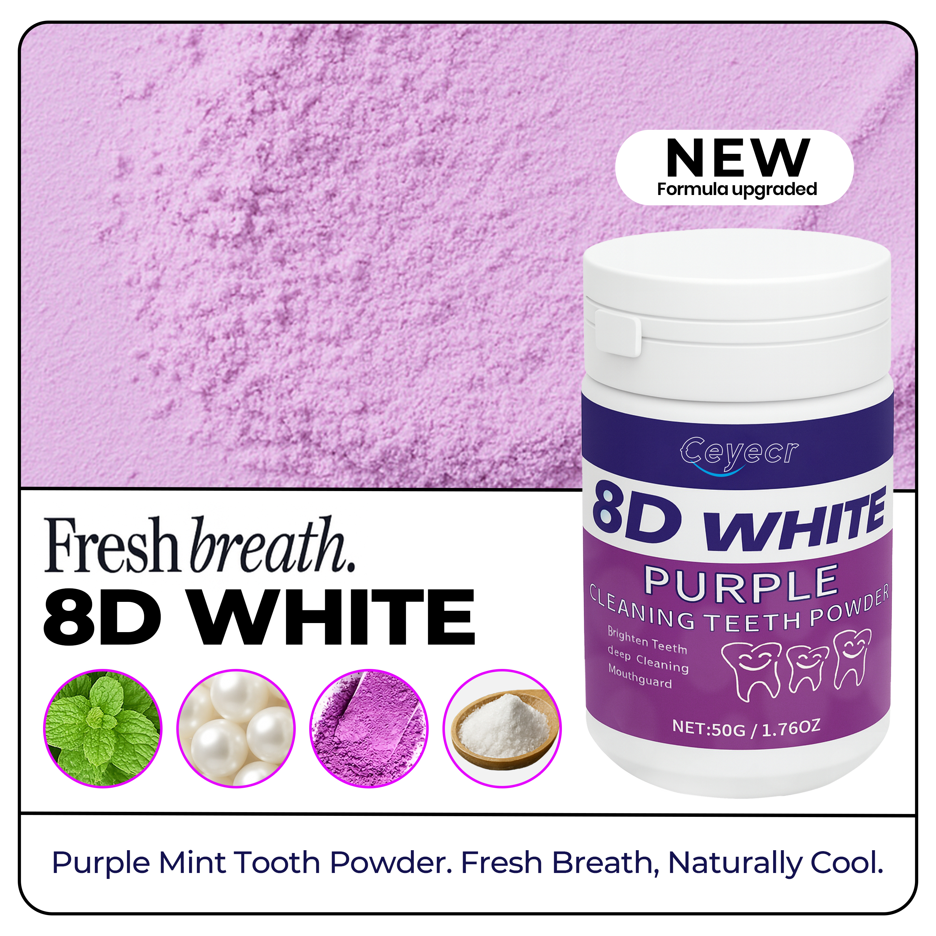 8D white Teeth Whitening Powde - Teeth Whitening Levels review and price