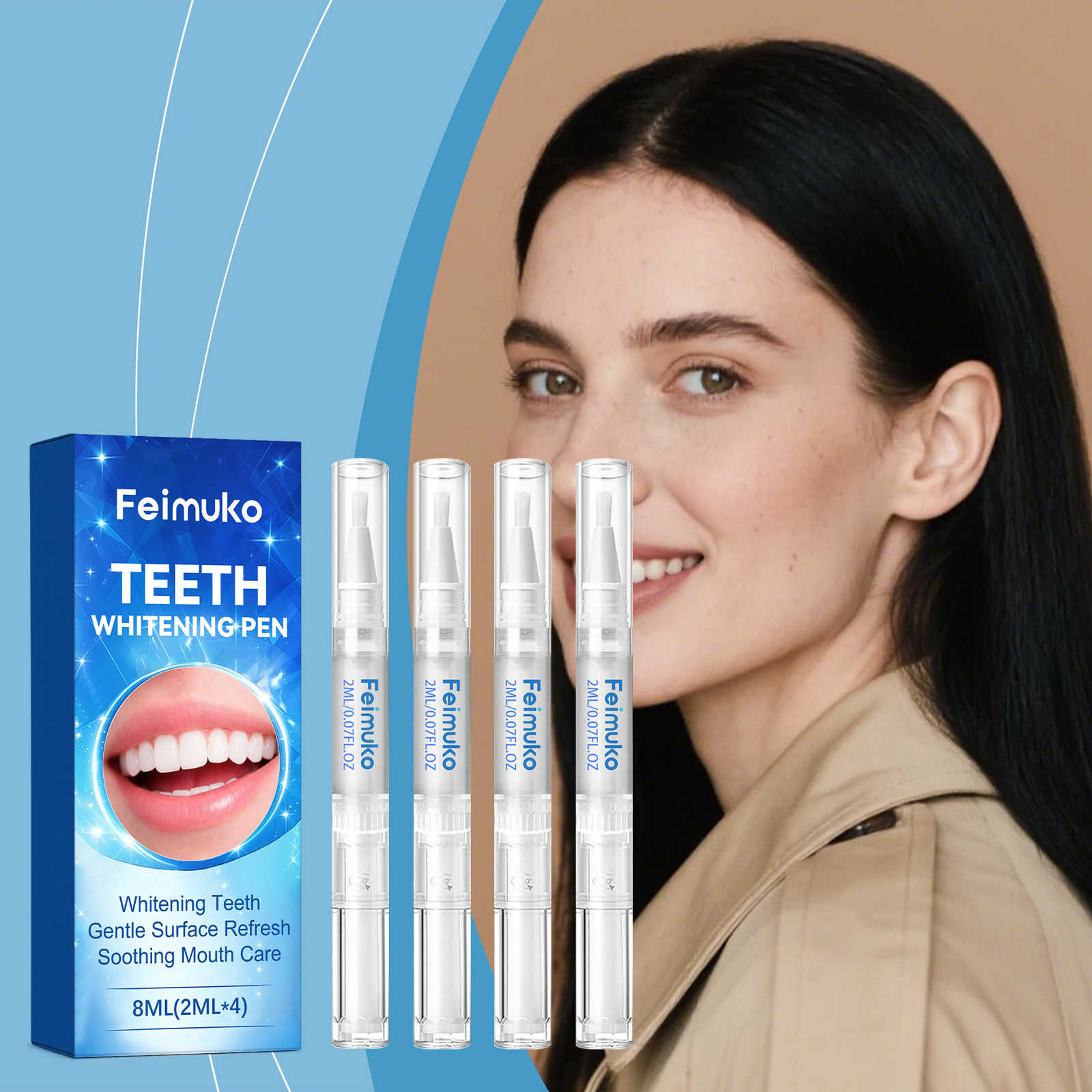 Feimuko Teeth Whitening Pen Ki - Teeth Whitening Kit At Home review and price