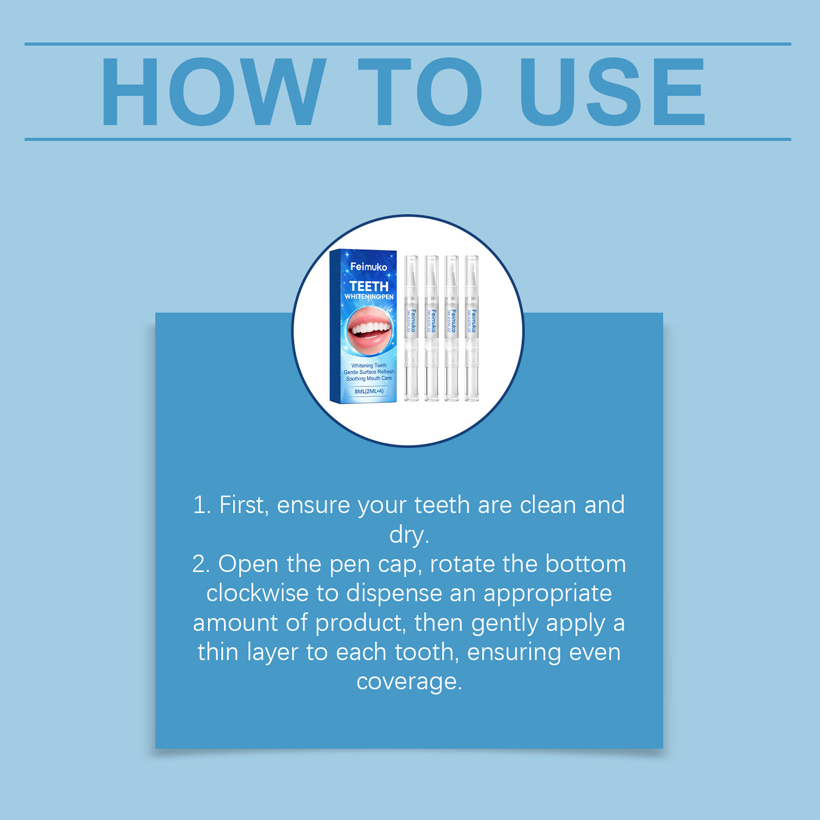 Feimuko Teeth Whitening Pen Ki - Teeth Whitening Kit At Home review and price