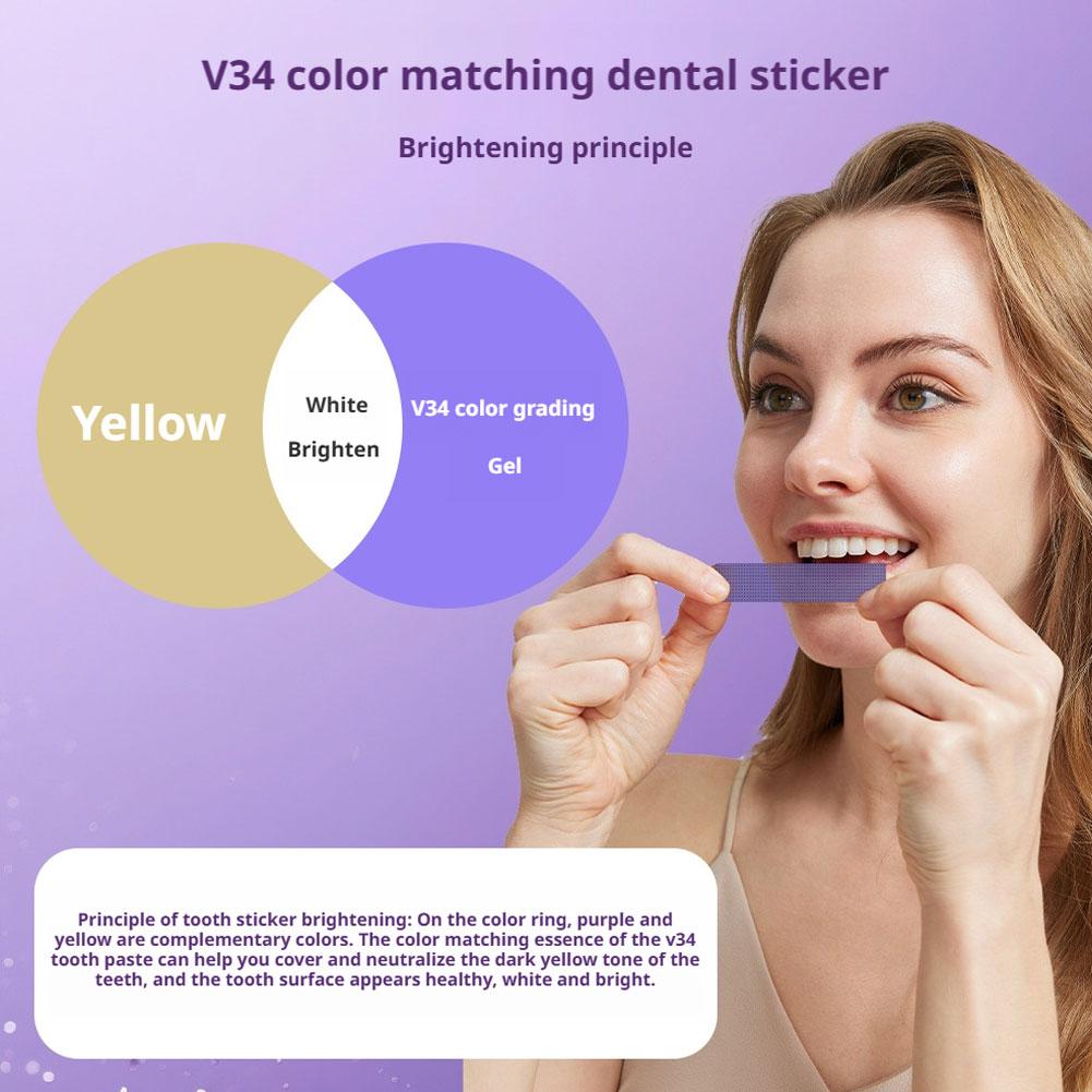 14/28/42PCS V34 Purple Teeth W - Teeth Whitening Kit At Home review and price