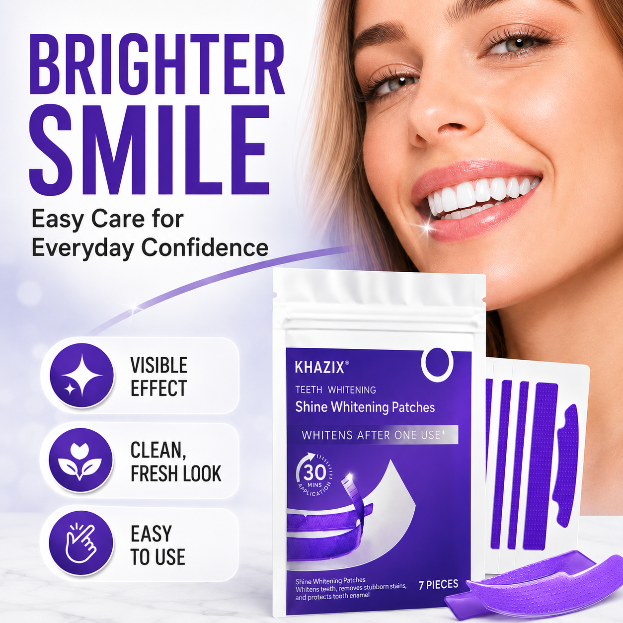 7 pairs Teeth Whitening Strips - Teeth Whitening Routine review and price