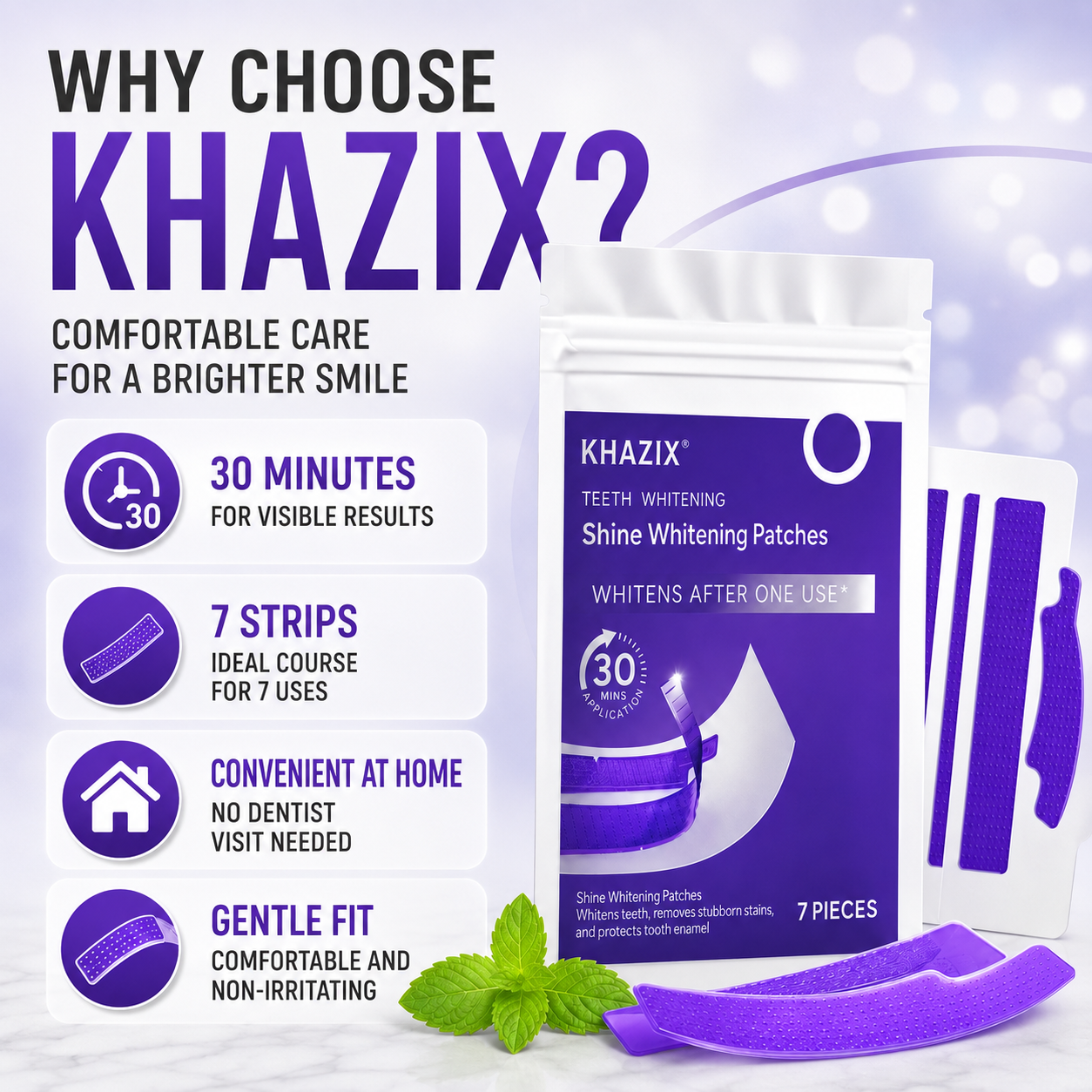 7 pairs Teeth Whitening Strips - Teeth Whitening Routine review and price