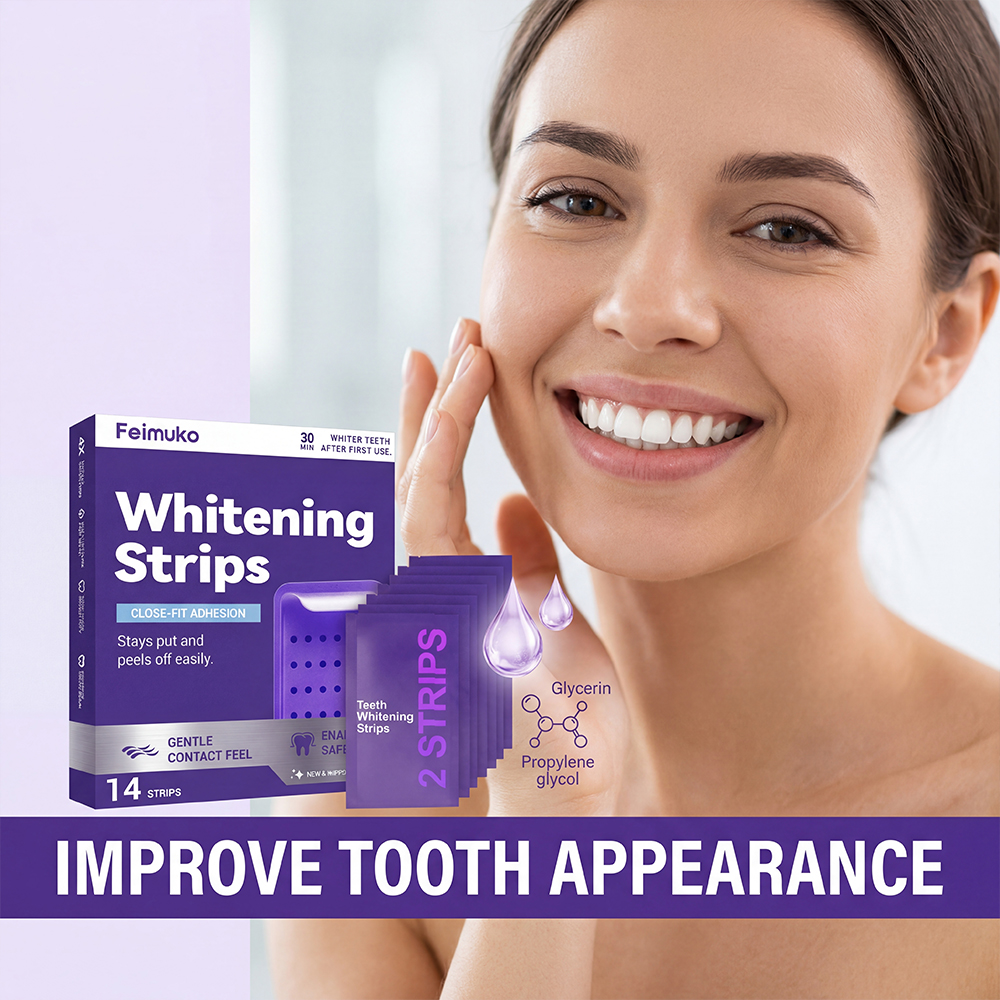 Purple Teeth Whitening Strips  - Teeth Whitening At Home review and price