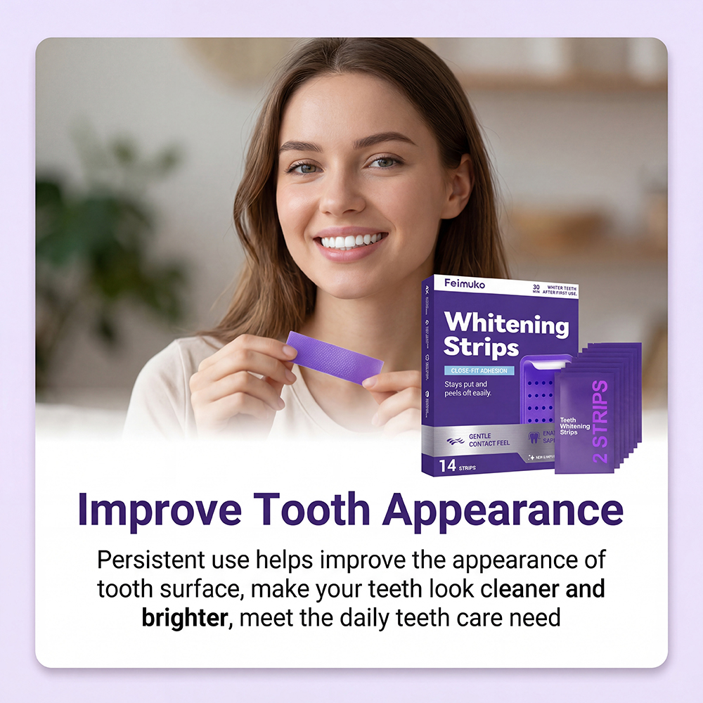 Purple Teeth Whitening Strips  - Teeth Whitening At Home review and price