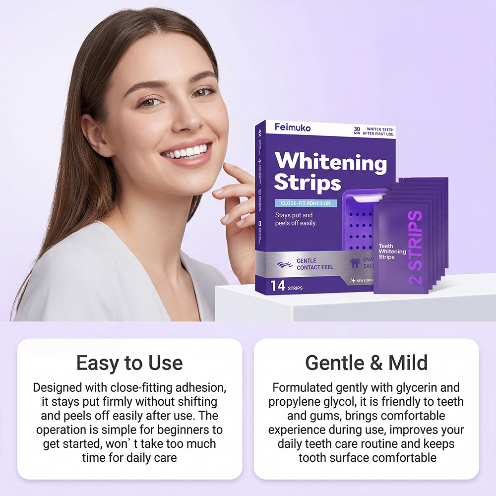 Purple Teeth Whitening Strips  - Teeth Whitening At Home review and price