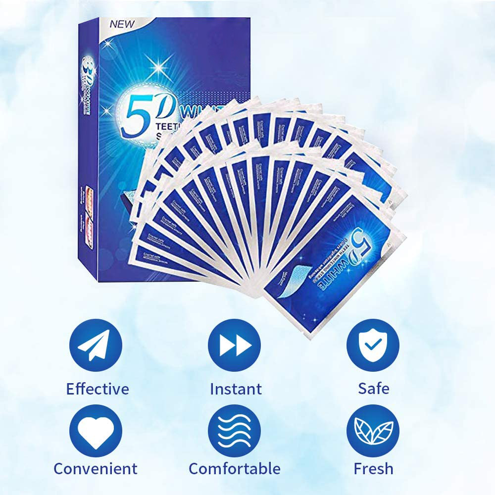 5D White Teeth Whitening Strip - Teeth Whitening Levels review and price