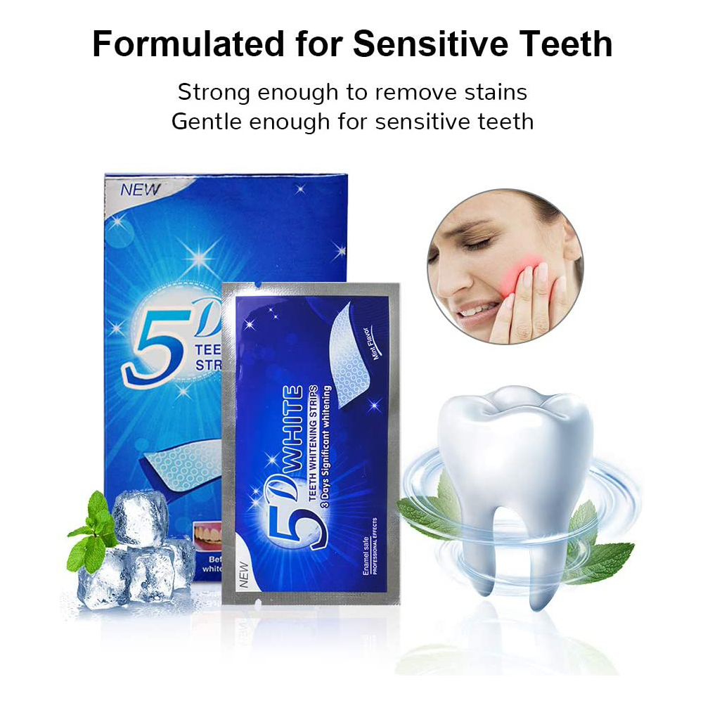 5D White Teeth Whitening Strip - Teeth Whitening Levels review and price