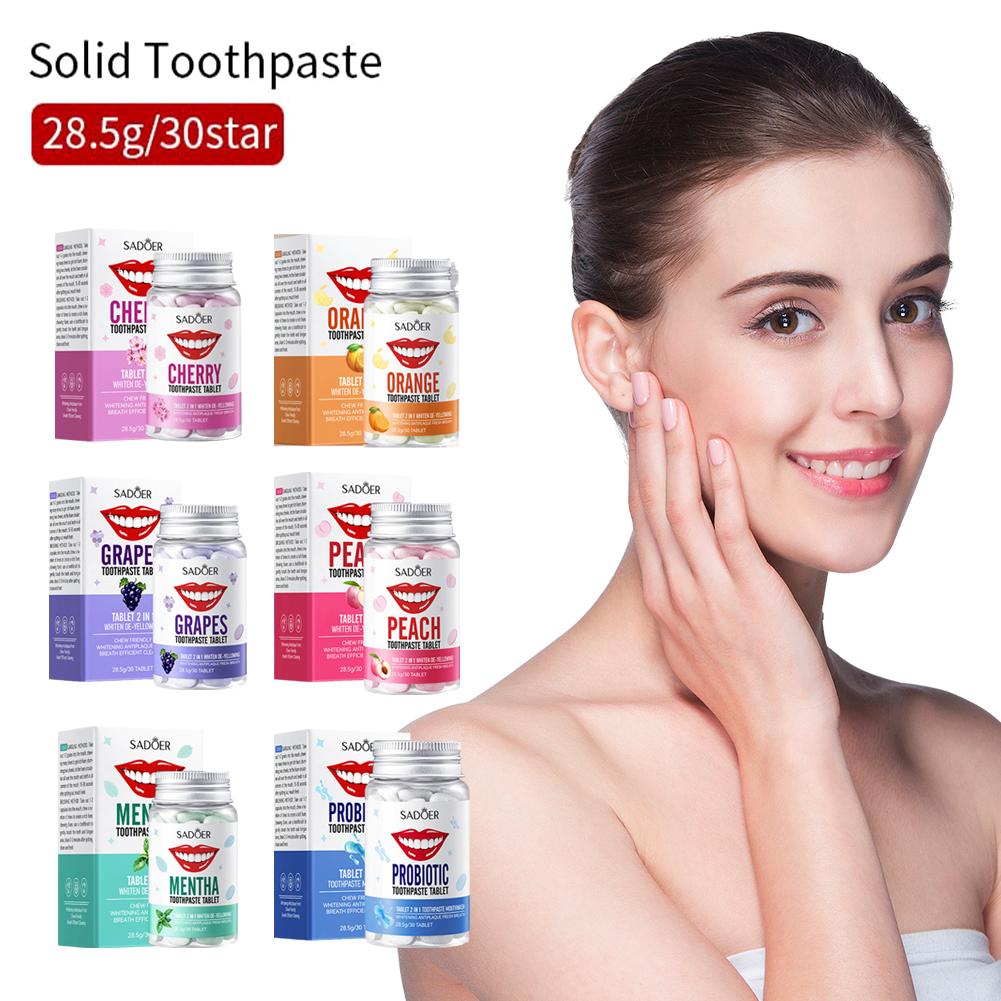 Mint Solid Toothpaste Tablets  - Teeth Whitening Levels review and price